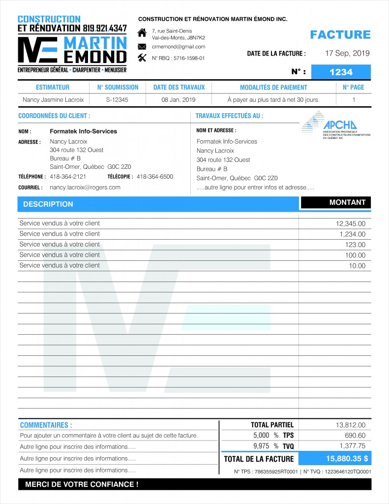 FACTURE PDF DYNAMIQUE INTERACTIF Création et programmation de formulaires Sage